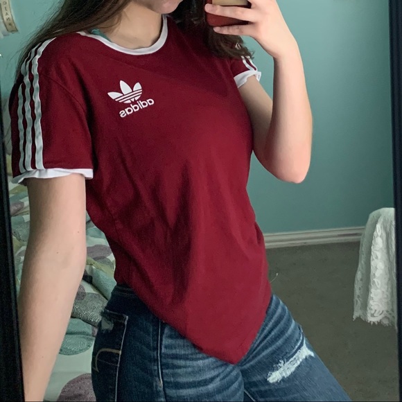 Maroon Adidas Top - Picture 5 of 5